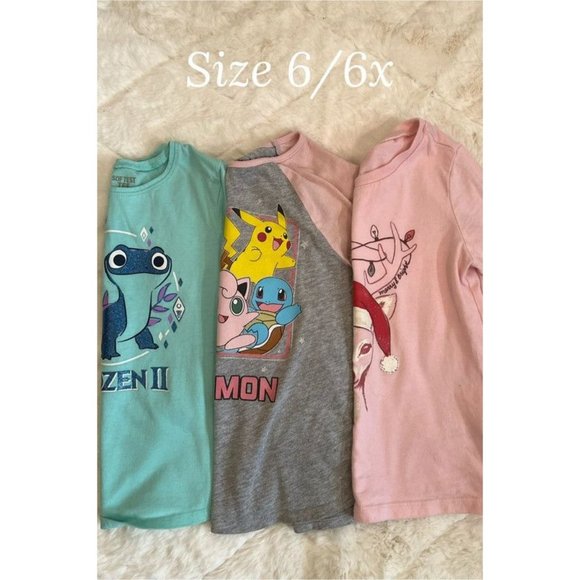 jumping beans Other - ✨ 5 For $15 ✨ Girls Disney Jumping beans Oshkosh 3 Long Sleeve Shirt Size 6/6x